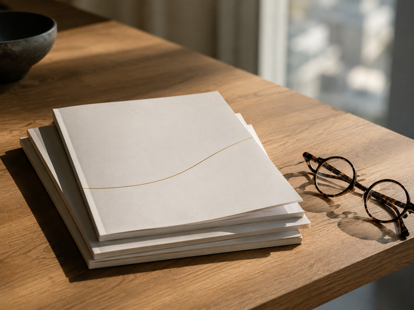 Printed documents, quiet composition